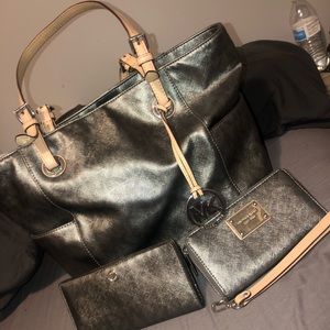 Michael Kors Purse & 2 Wallets